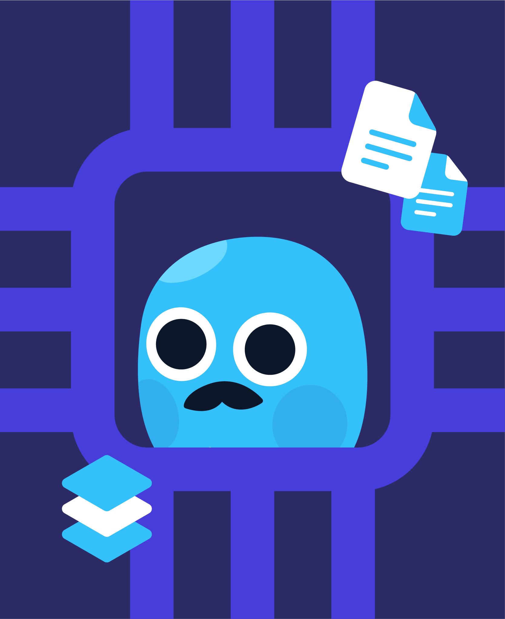 Automated proxy rotation illustration